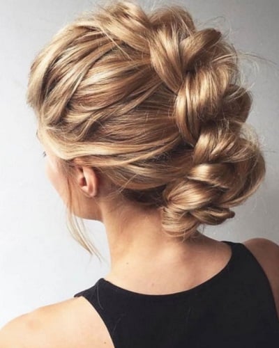 Elegant Braided Mohawk