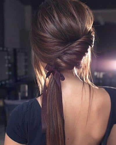 Elegant Twisted Ponytail