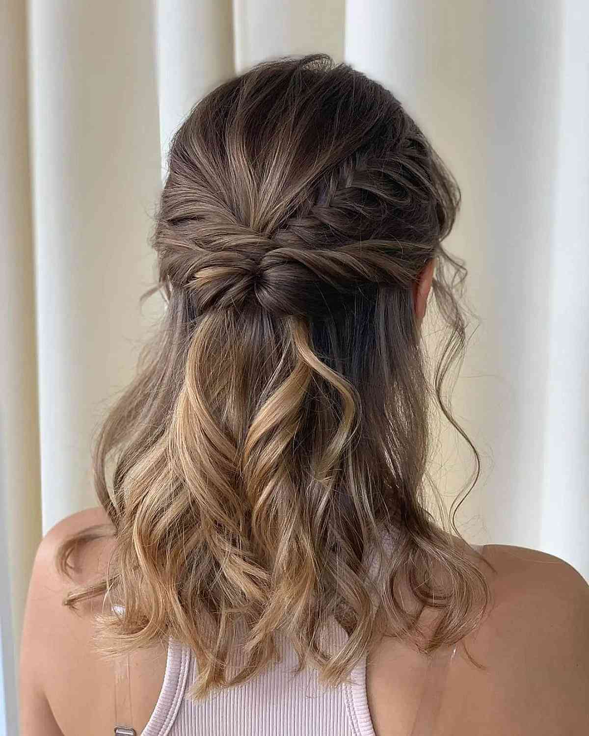 Fishtail Braid for Medium-Length Hair