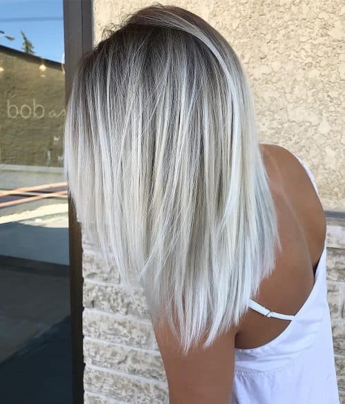 Gorgeous Dark to Platinum Blonde Hair