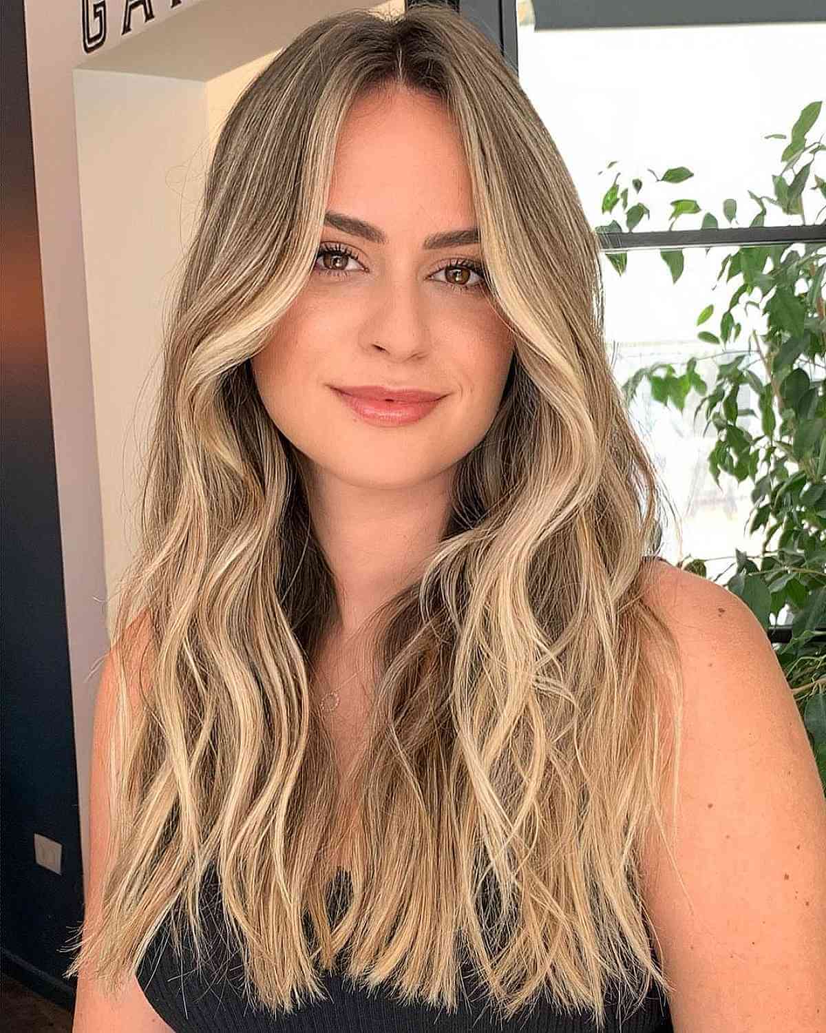 Gorgeous Long Blunt Blonde Waves