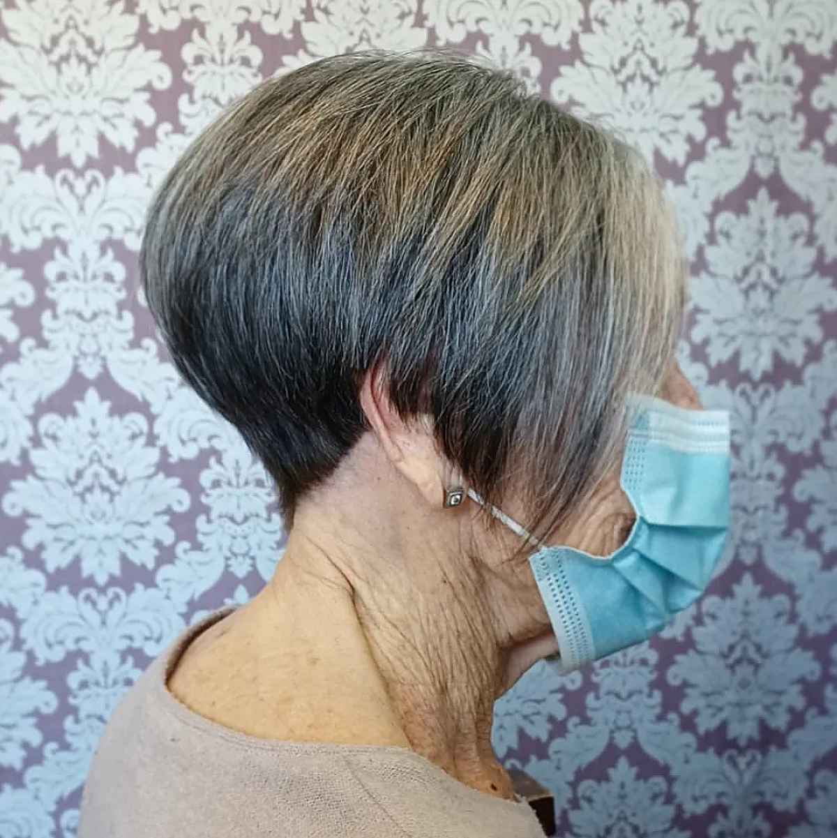 Graduated Pixie Bob for Women Over 60