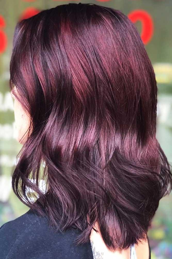 Grapevine Mahogany #redhair #brunette #highlights