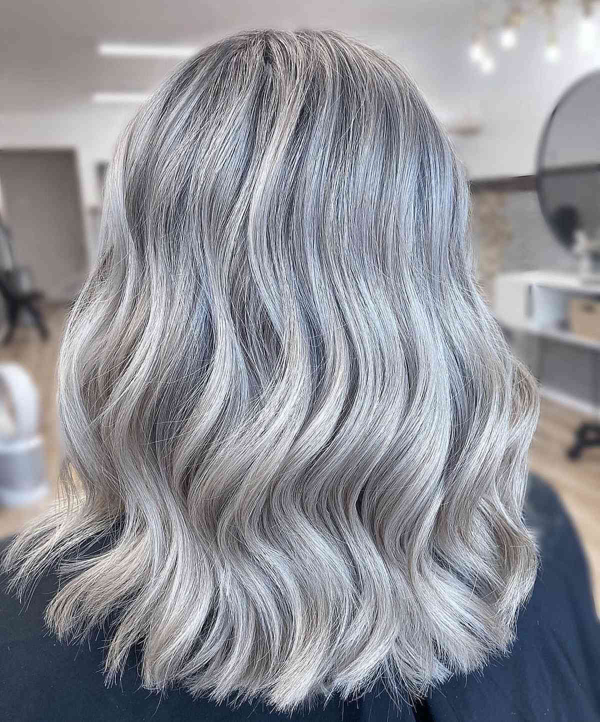 Icy Blonde Highlights