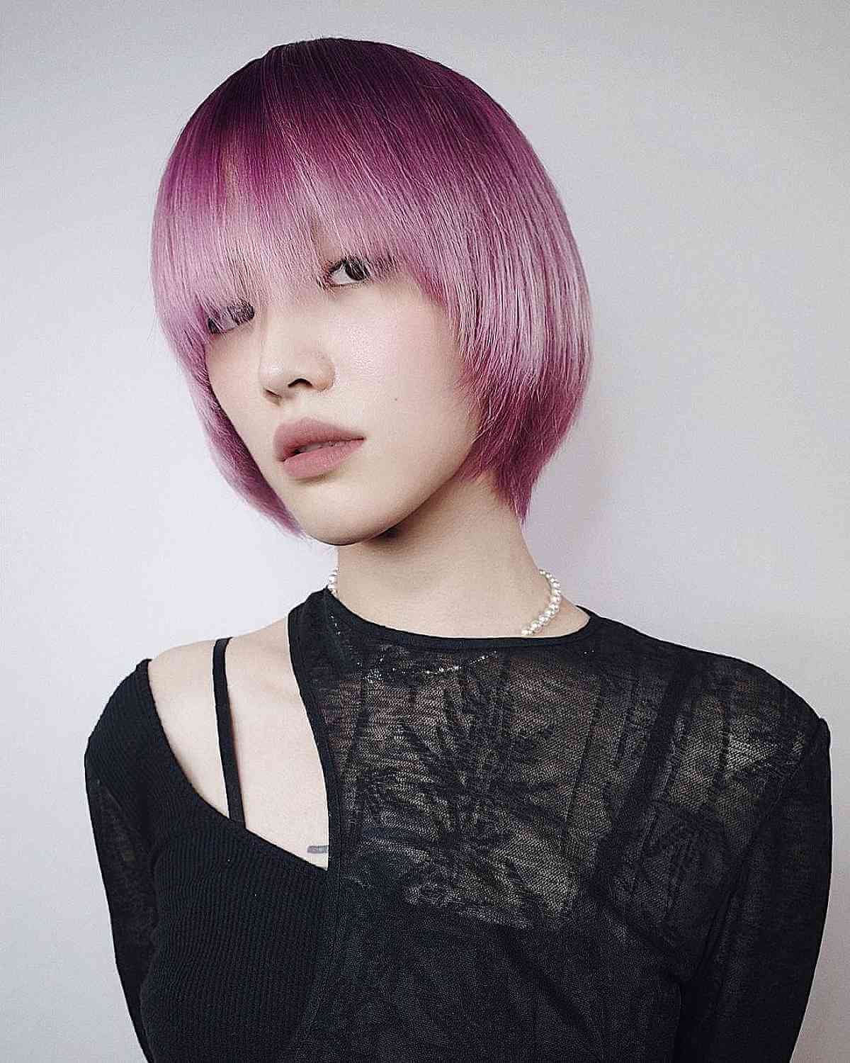 Jaw-Length Choppy Bob for Fine Hair