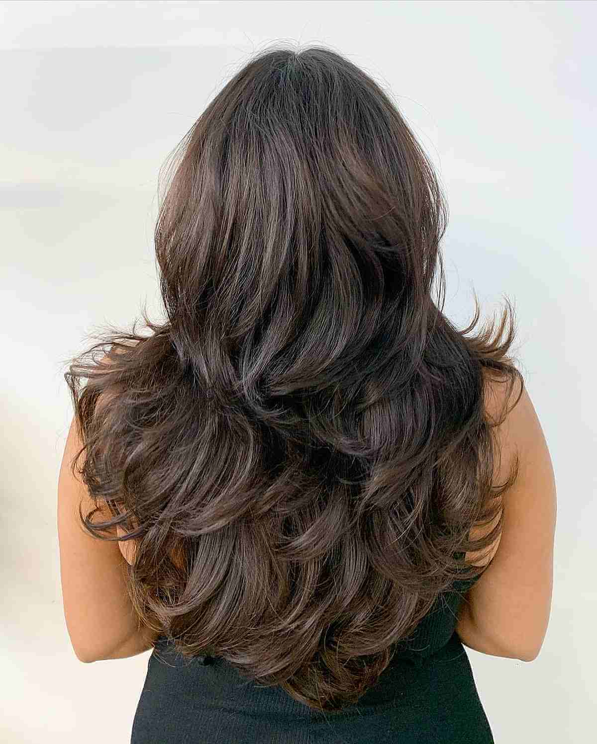 Layered Long Wavy Hair