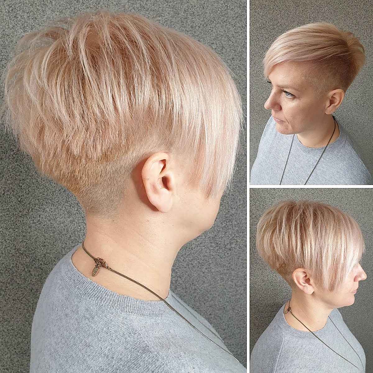 Corte de pelo Pixie en capas