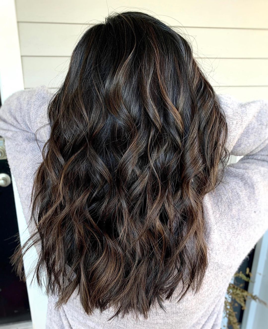 Light and Dark Chocolate Brown Balayage