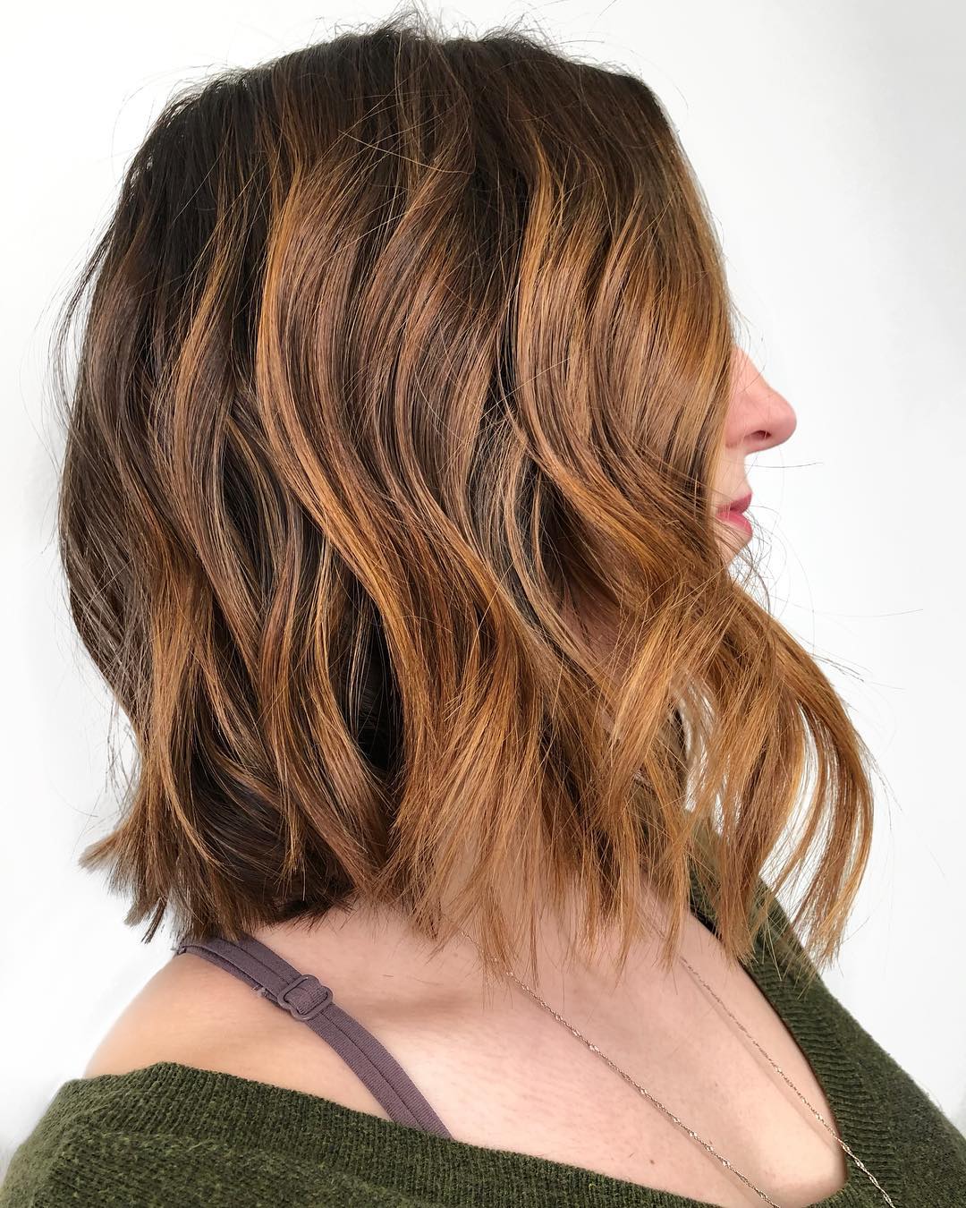 Light Auburn balayage