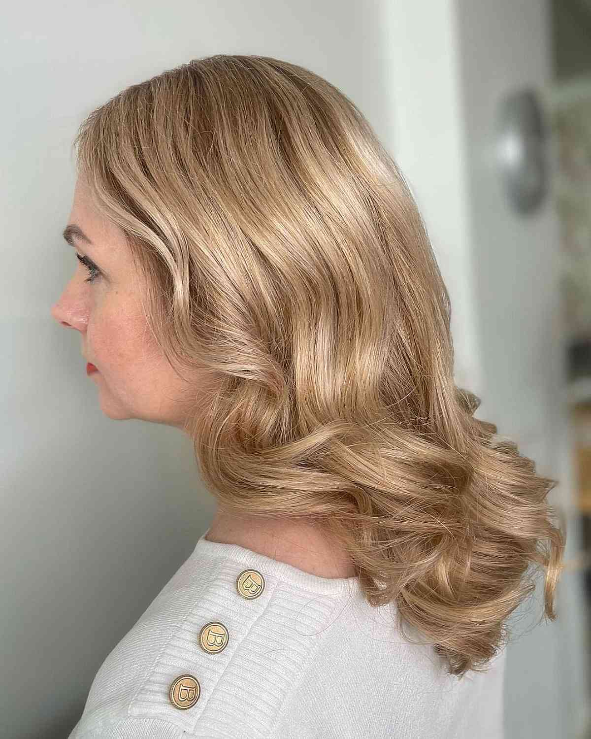 Light Honey Blonde Foil Highlights