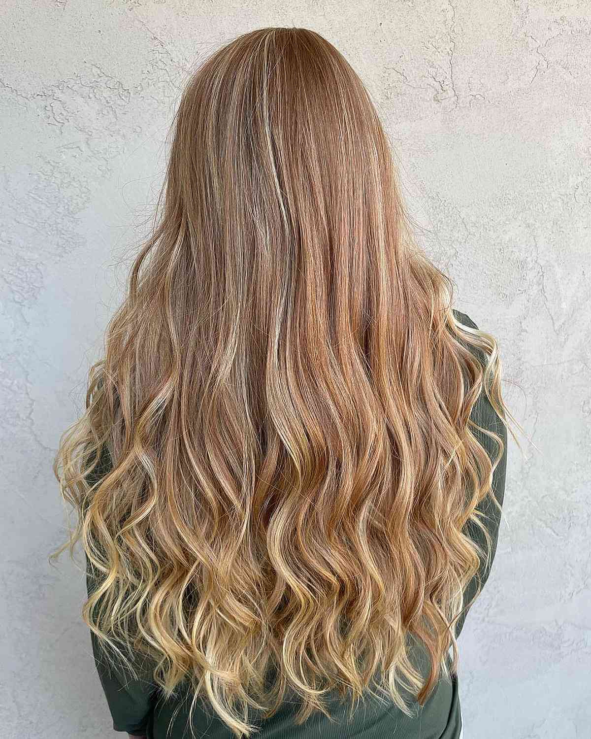 Light Strawberry Blonde Balayage