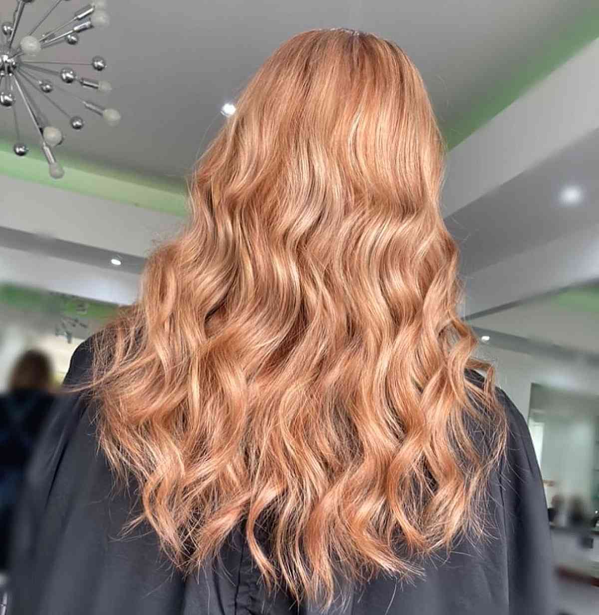 Light Strawberry Blonde Highlights and Lowlights