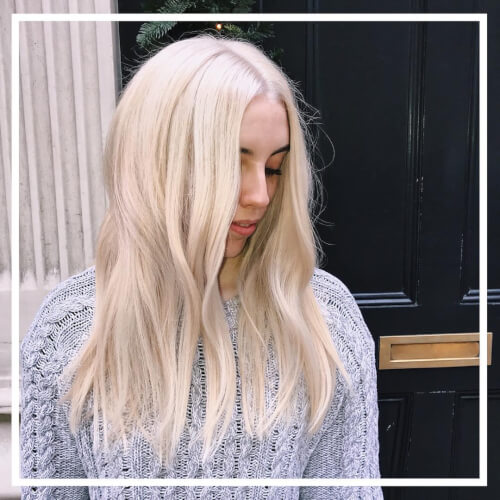Long & Relaxed Platinum Blonde