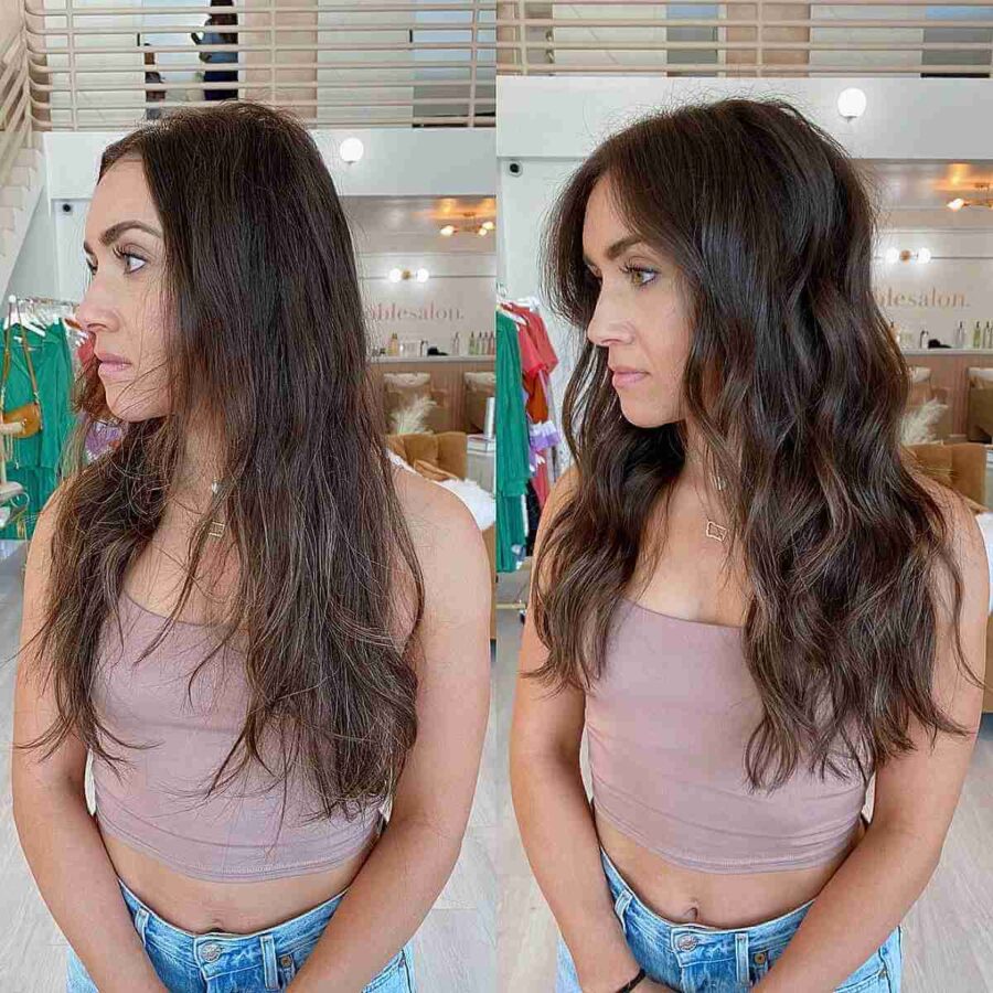 Long and Soft Brunette Waves