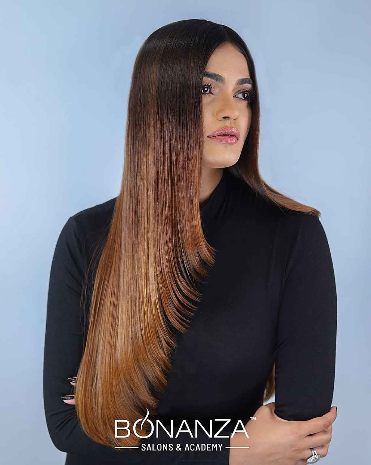 Long Hair with Front Gradual Layers