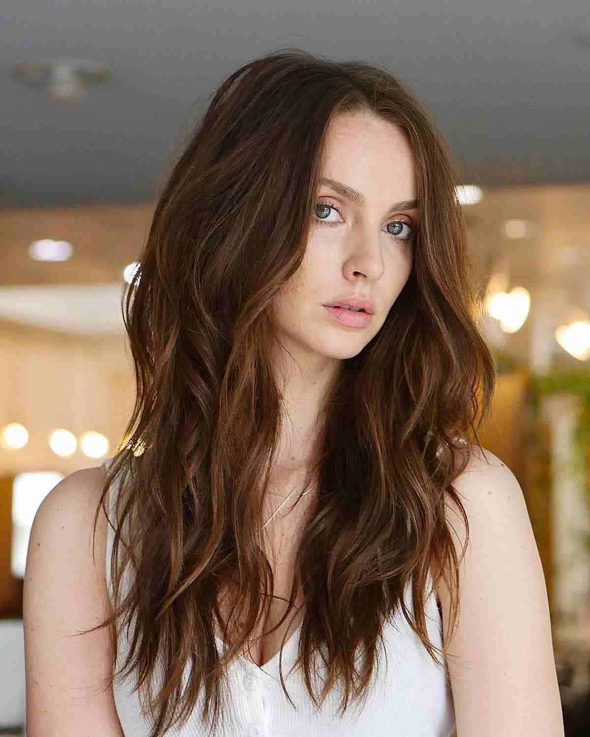 Long Internal Layers and Waves for Long Hair