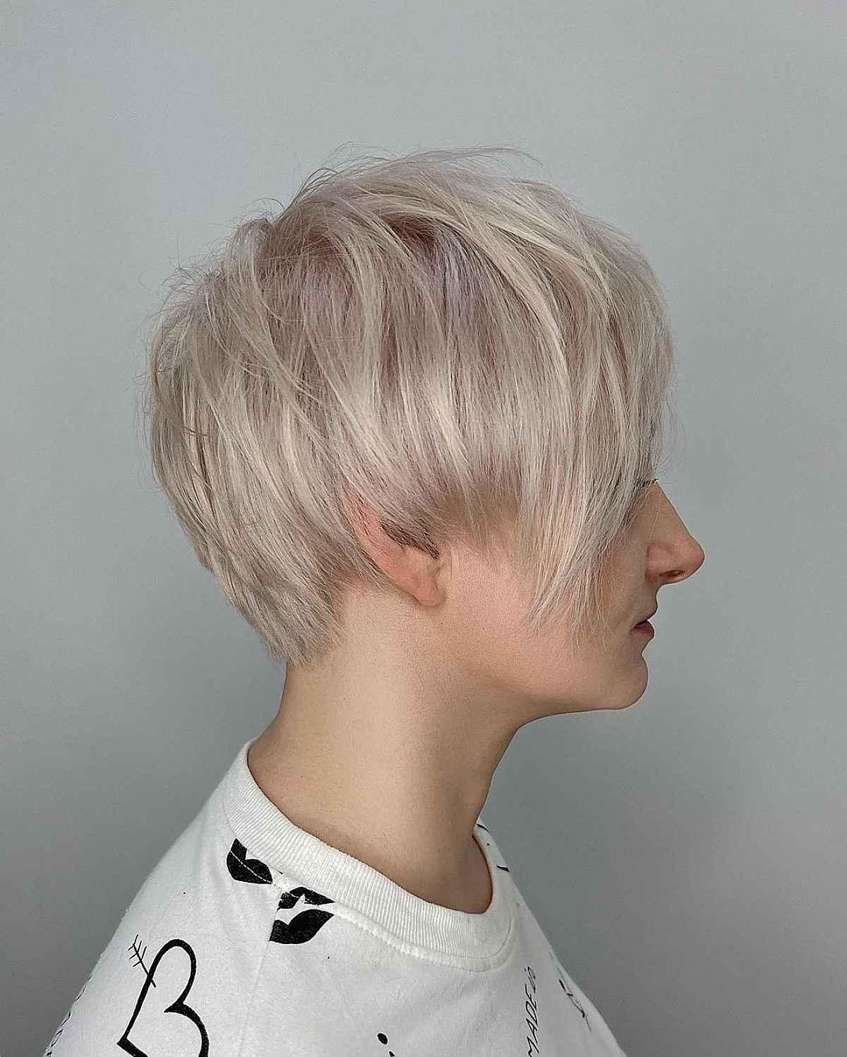 Long Layered Pixie for Thin Hair