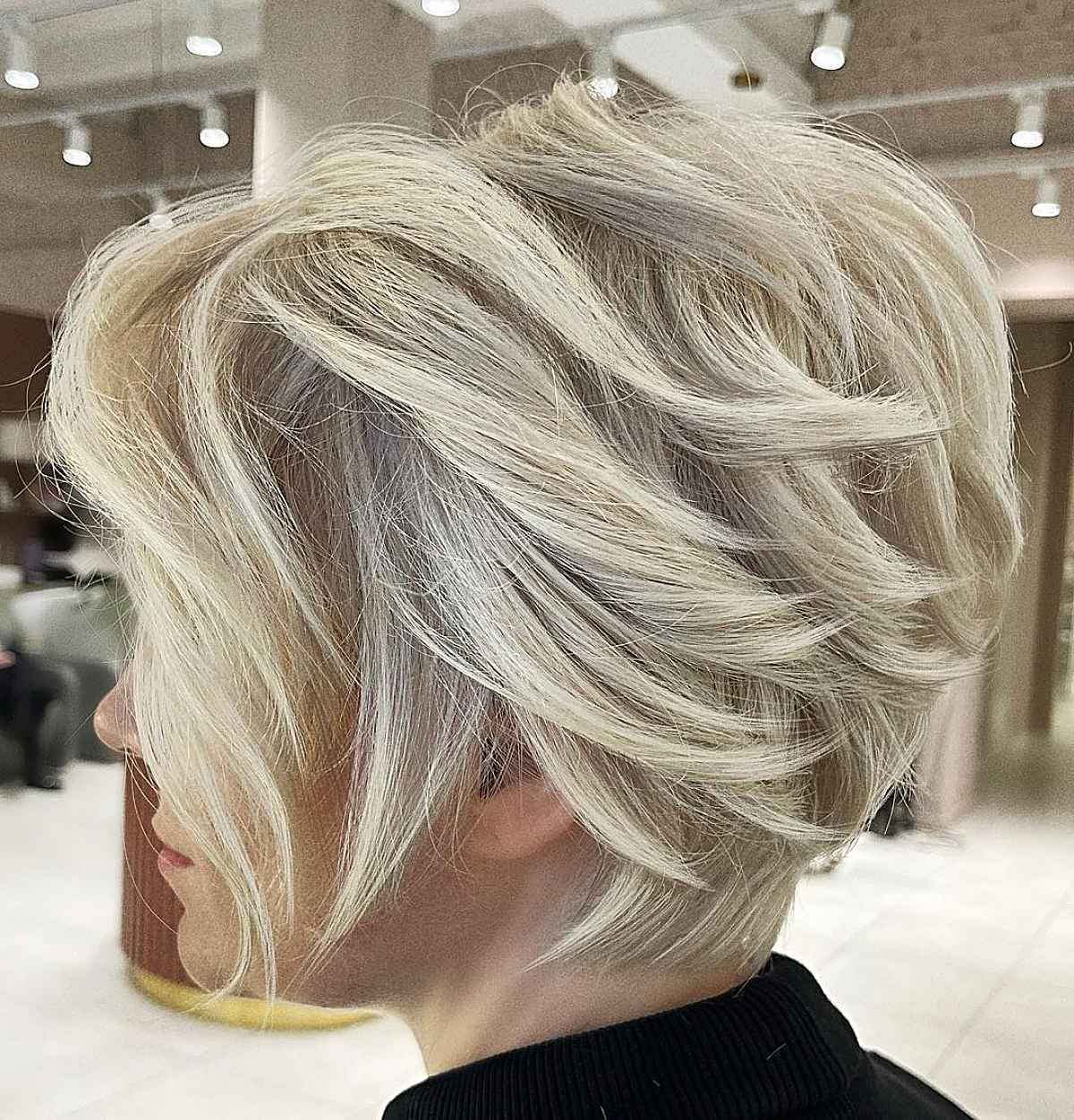 Long Pixie Bob with Soft Waves