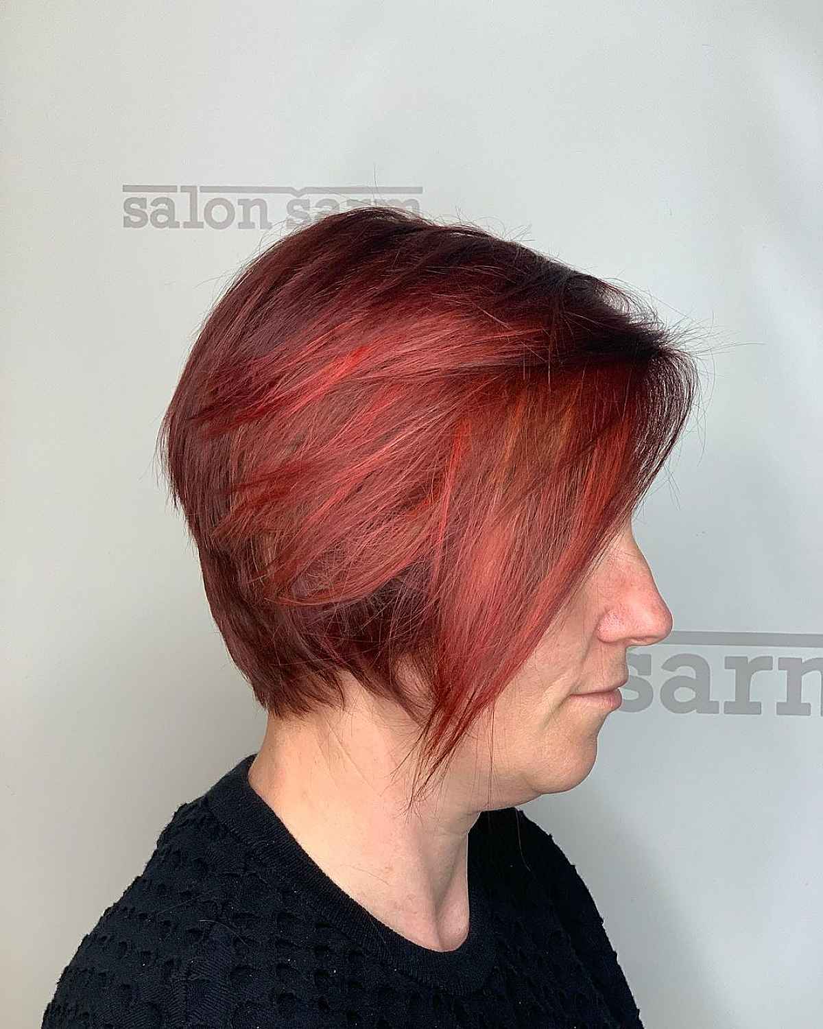 Long Pixie with Wispy Layers and Long Fringe
