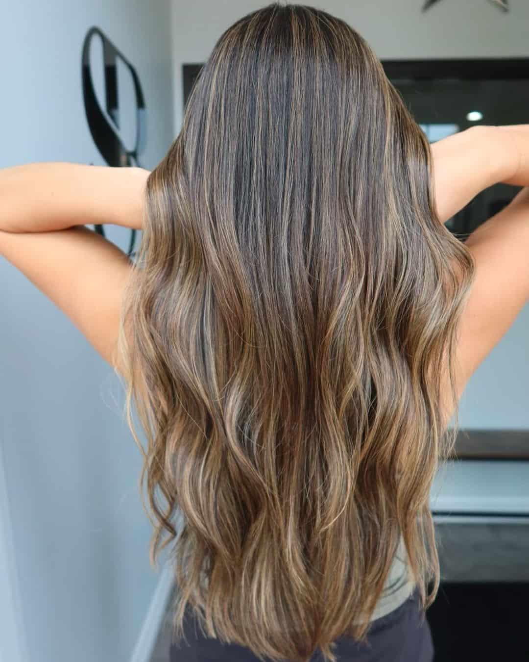 Long, Silky & Smooth Colored Hairstyle 