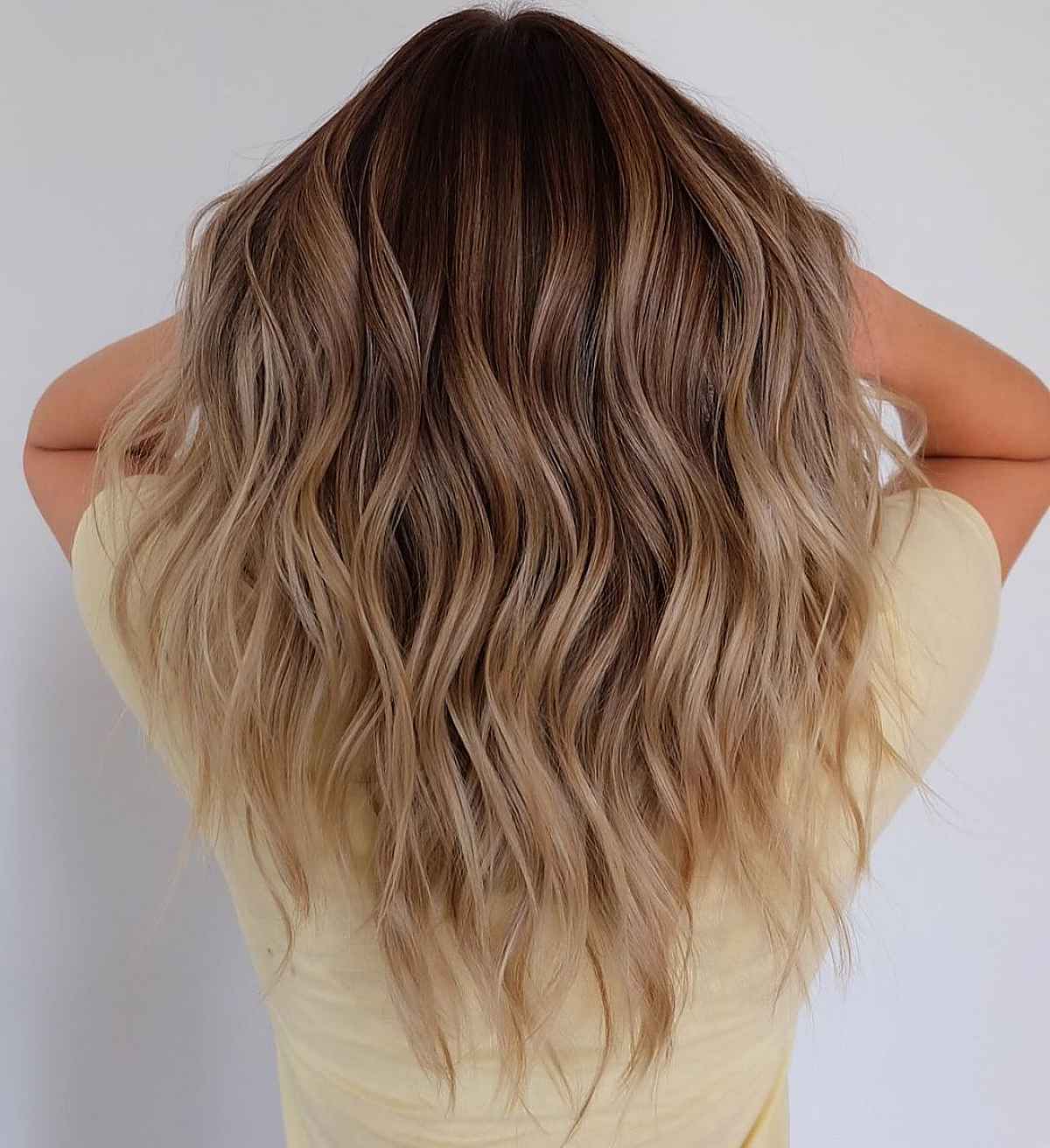 loose wavy layers for fine hair
