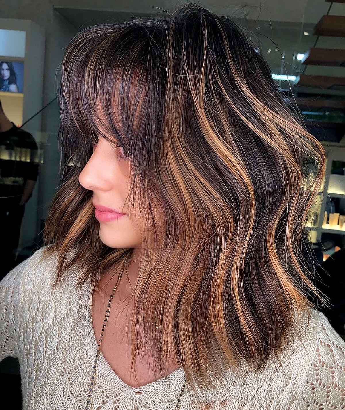 Loveliest Lob with Bangs