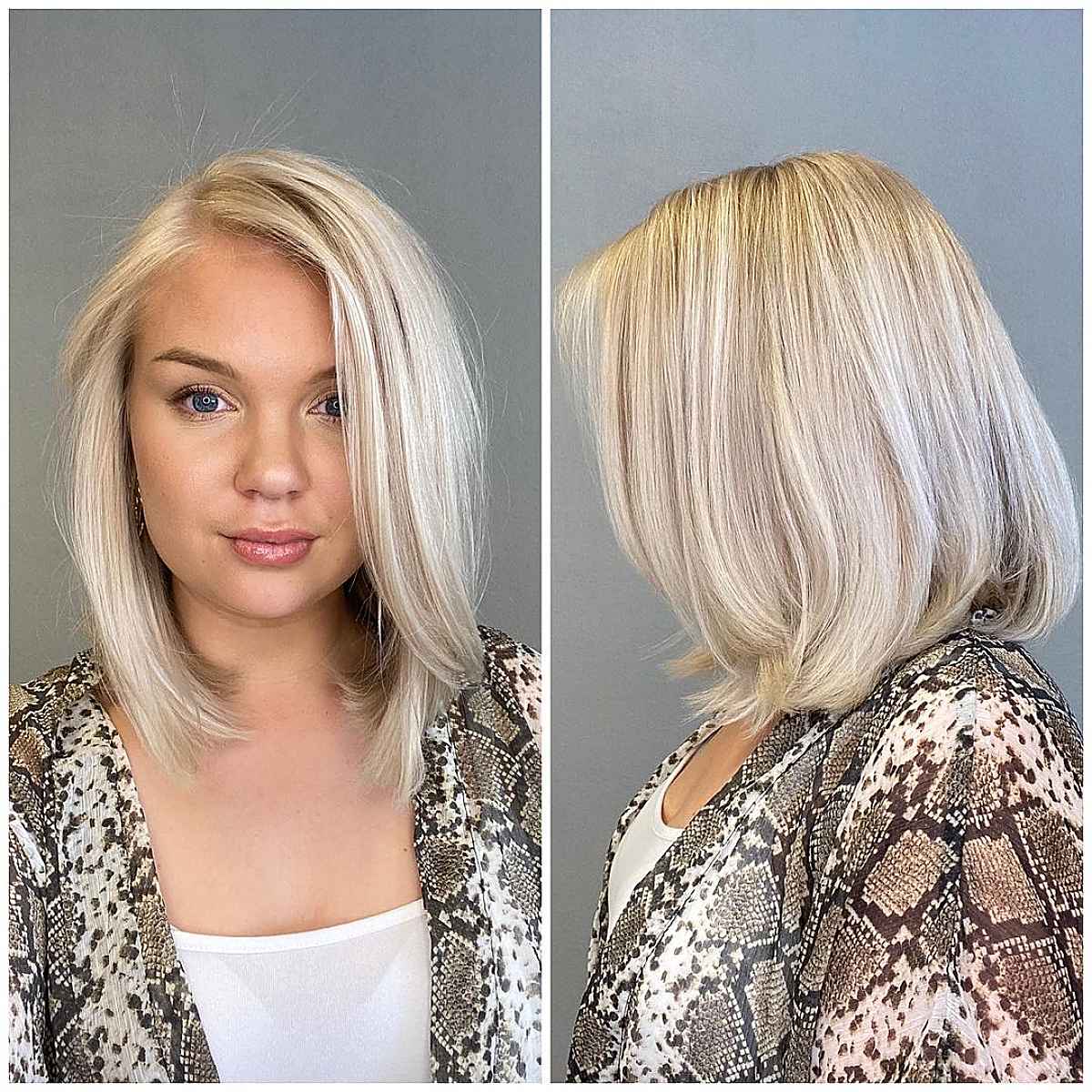Low-Maintenance Cut with a Deep Side Part
