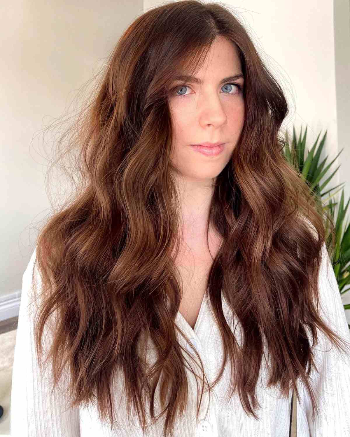 Low-Maintenance Layered Long Hair with Waves
