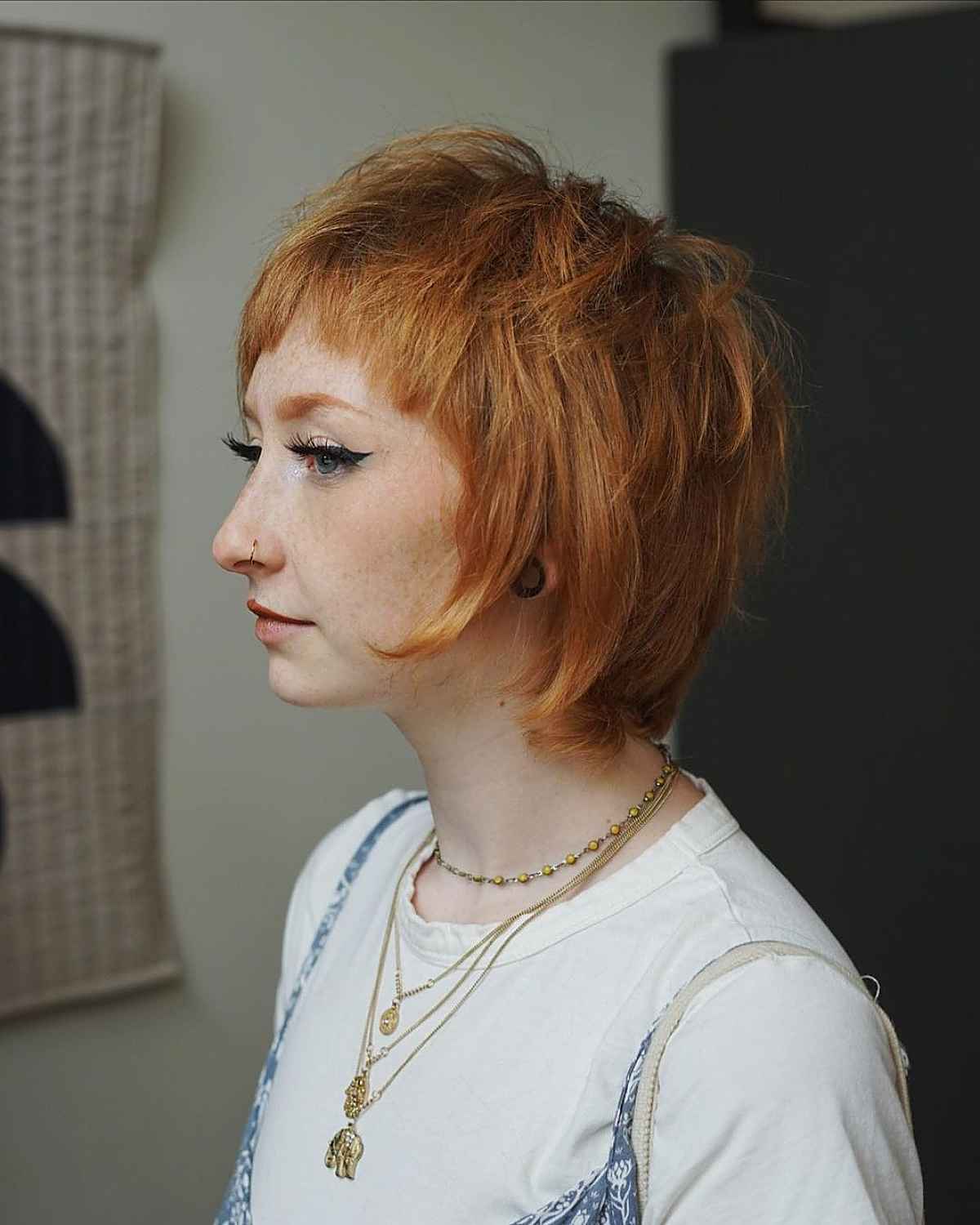 Low-Maintenance Shaggy Cut for Short Hair