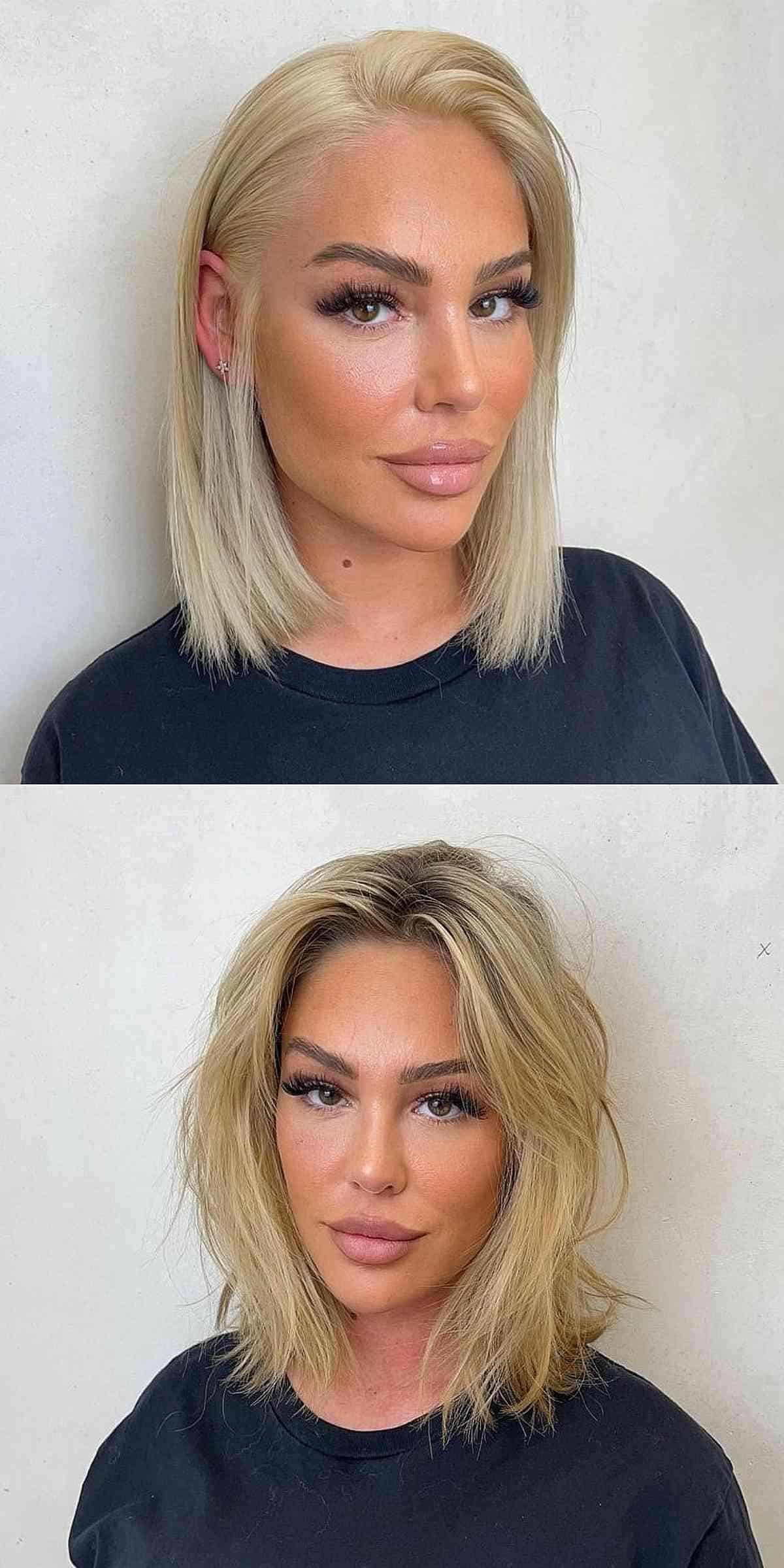 Medium-Length Hairstyle Perfect for Thin Hair