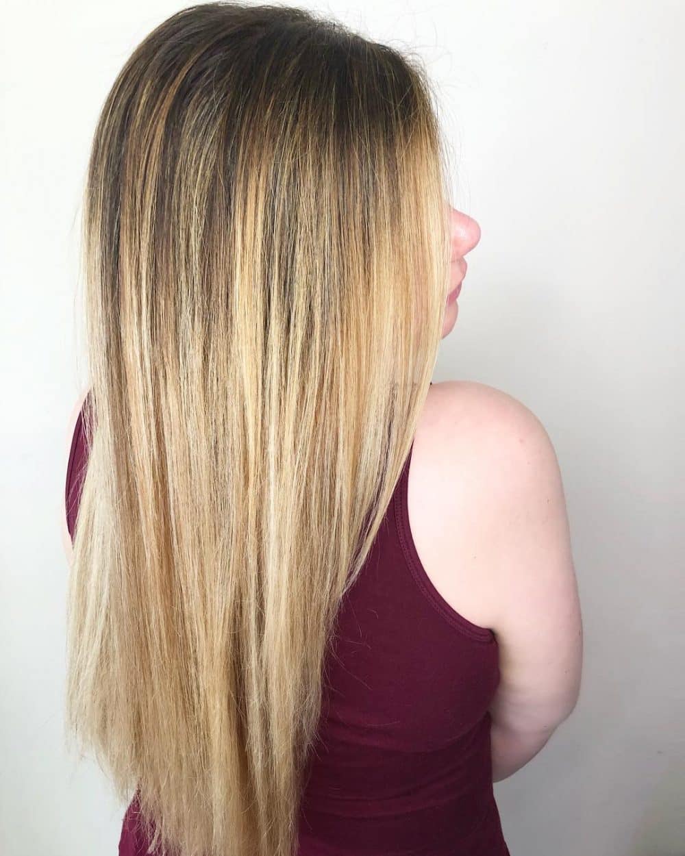 Melted Butterscotch Balayage Bronde