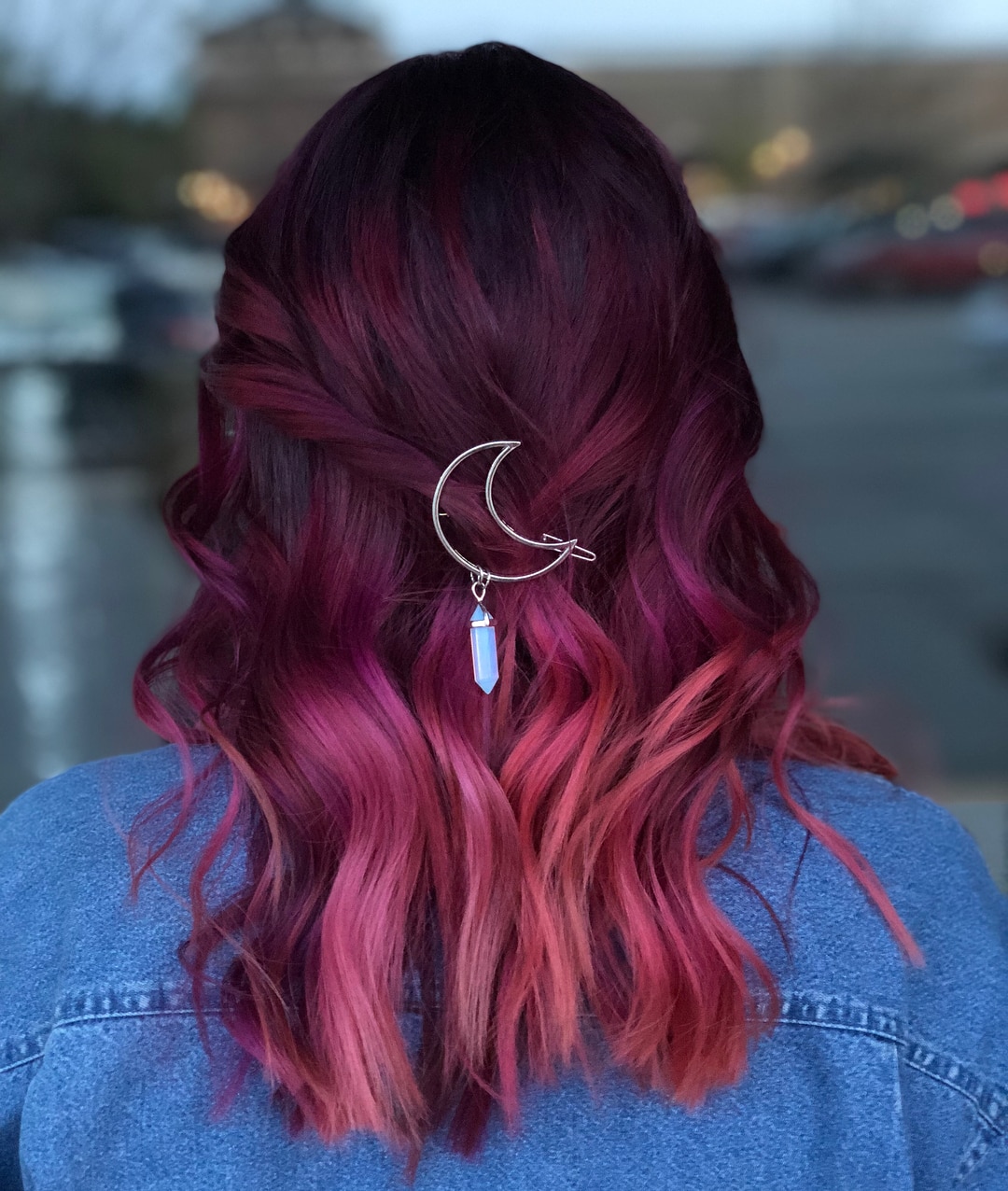 Mesmerizing Maroon Ombre