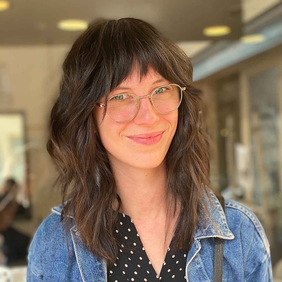 Mid-Length Chop with Glasses