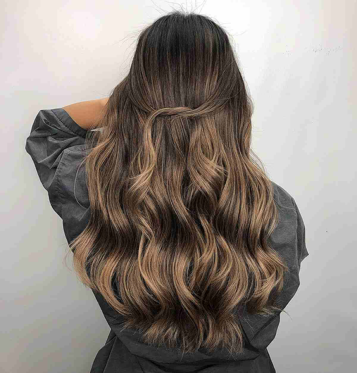 Mocha and Light Brown Balayage