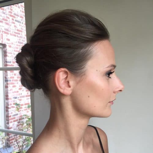 Modern Twisted Bun hairstyle