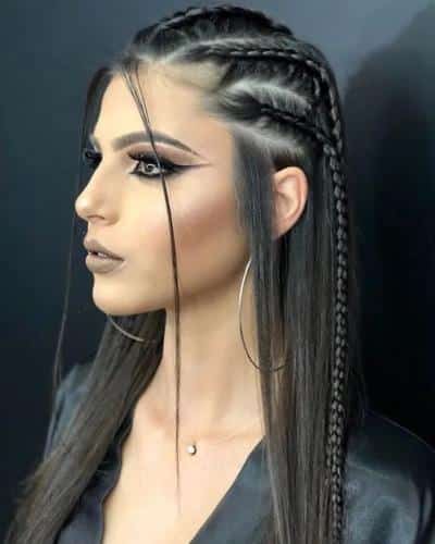 Multiple Braids Easy Hairstyles for Long Hair