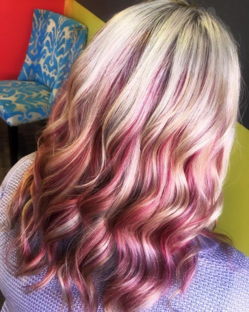 Must-try Creamy Blonde to Cherry Red Ombre
