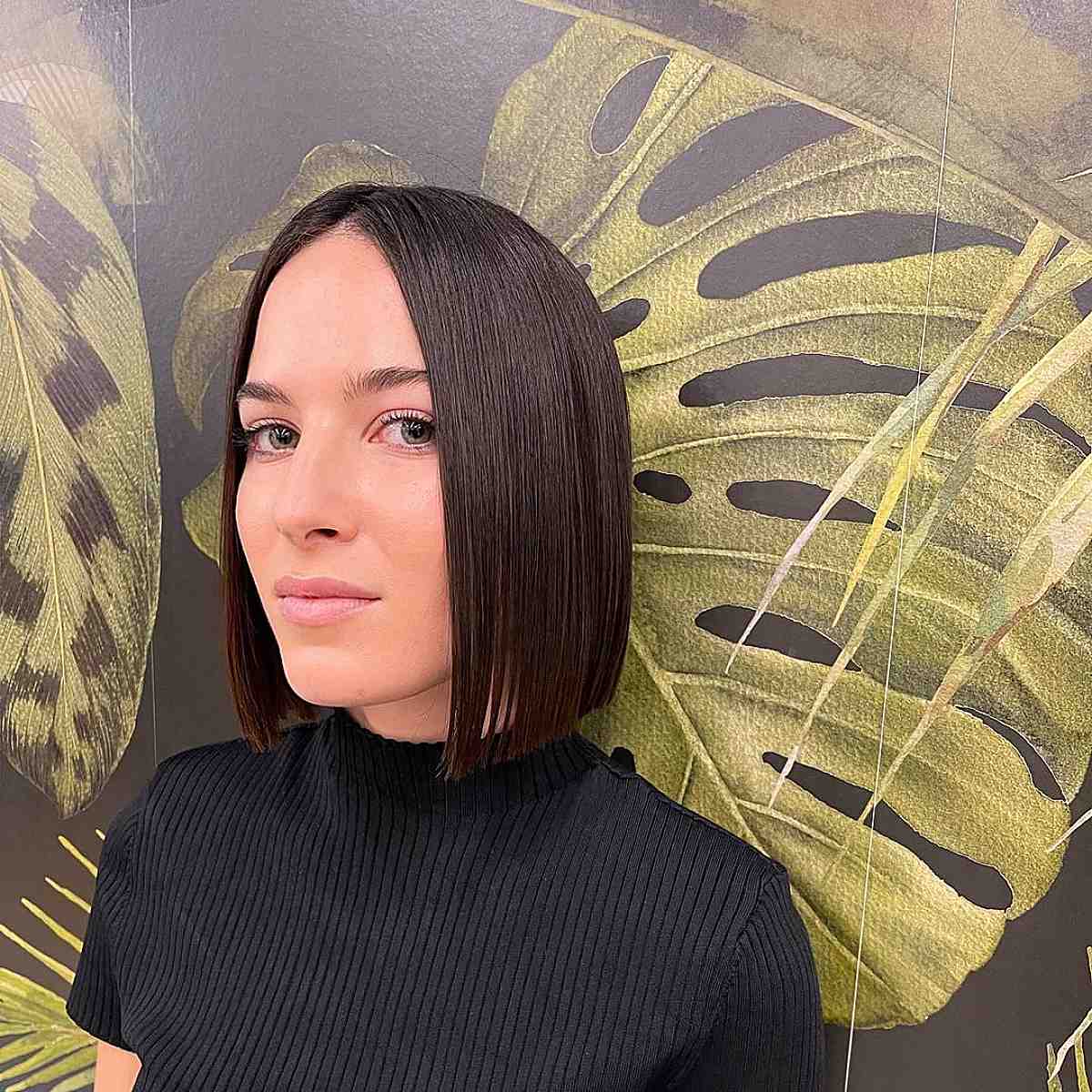 One-Length Short Straight Bob