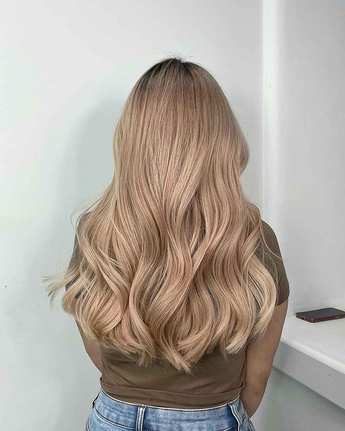 Perfect Champagne Blonde hair color