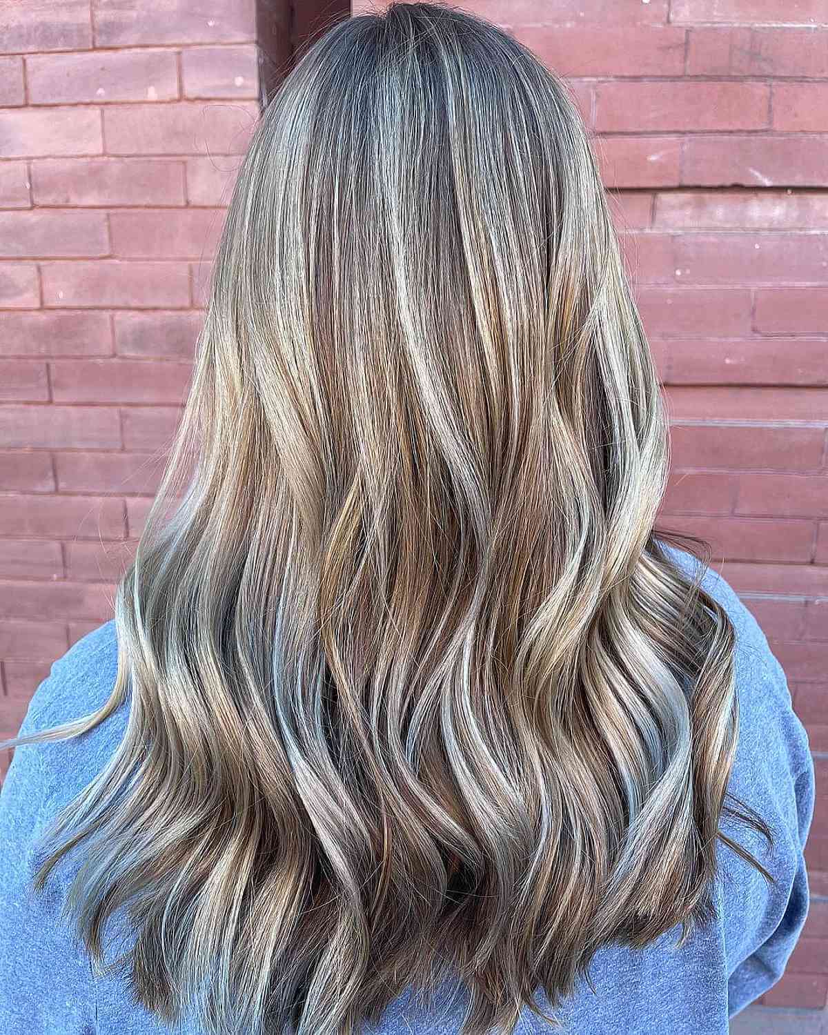 Platinum Blonde and Caramel Highlights