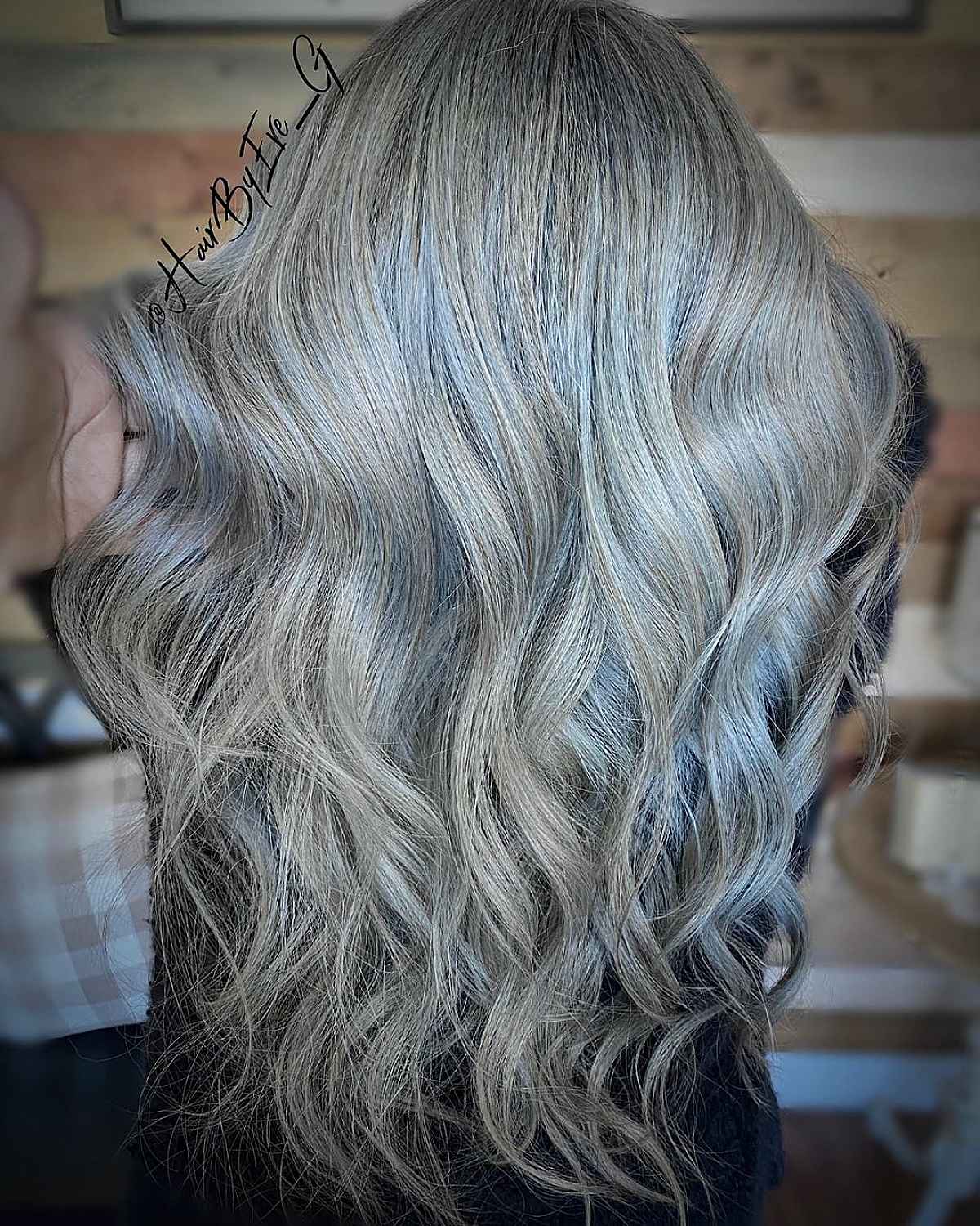 Platinum Blonde Hair with Lowlights
