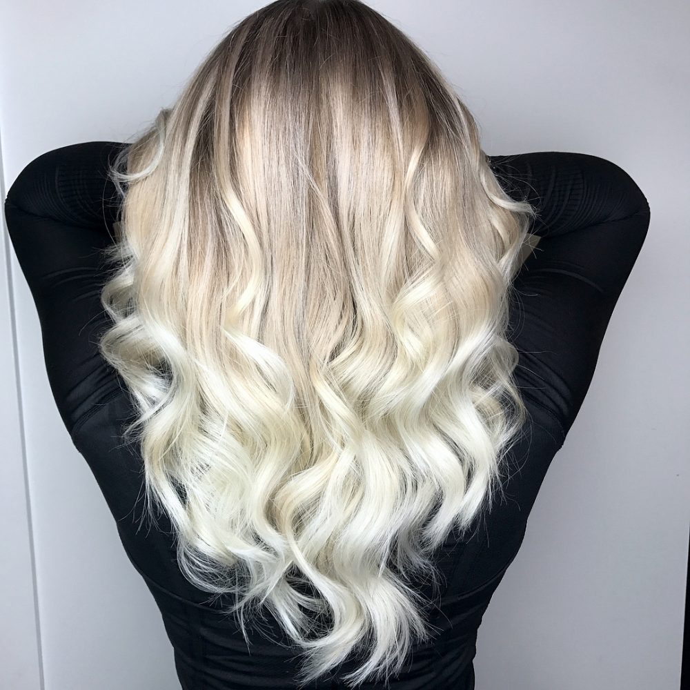 Platinum Blonde Layering