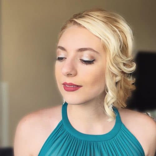 Romantic Faux Updo hairstyle