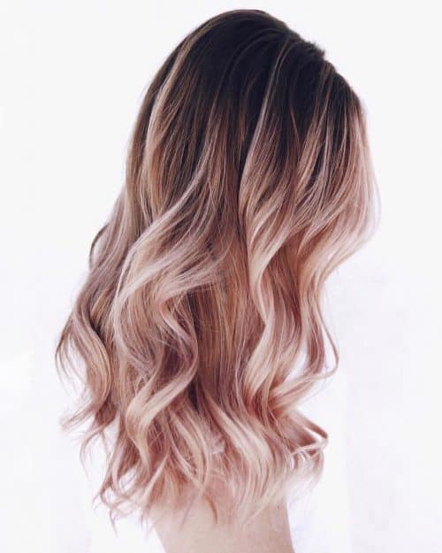 Rose Gold Balayage