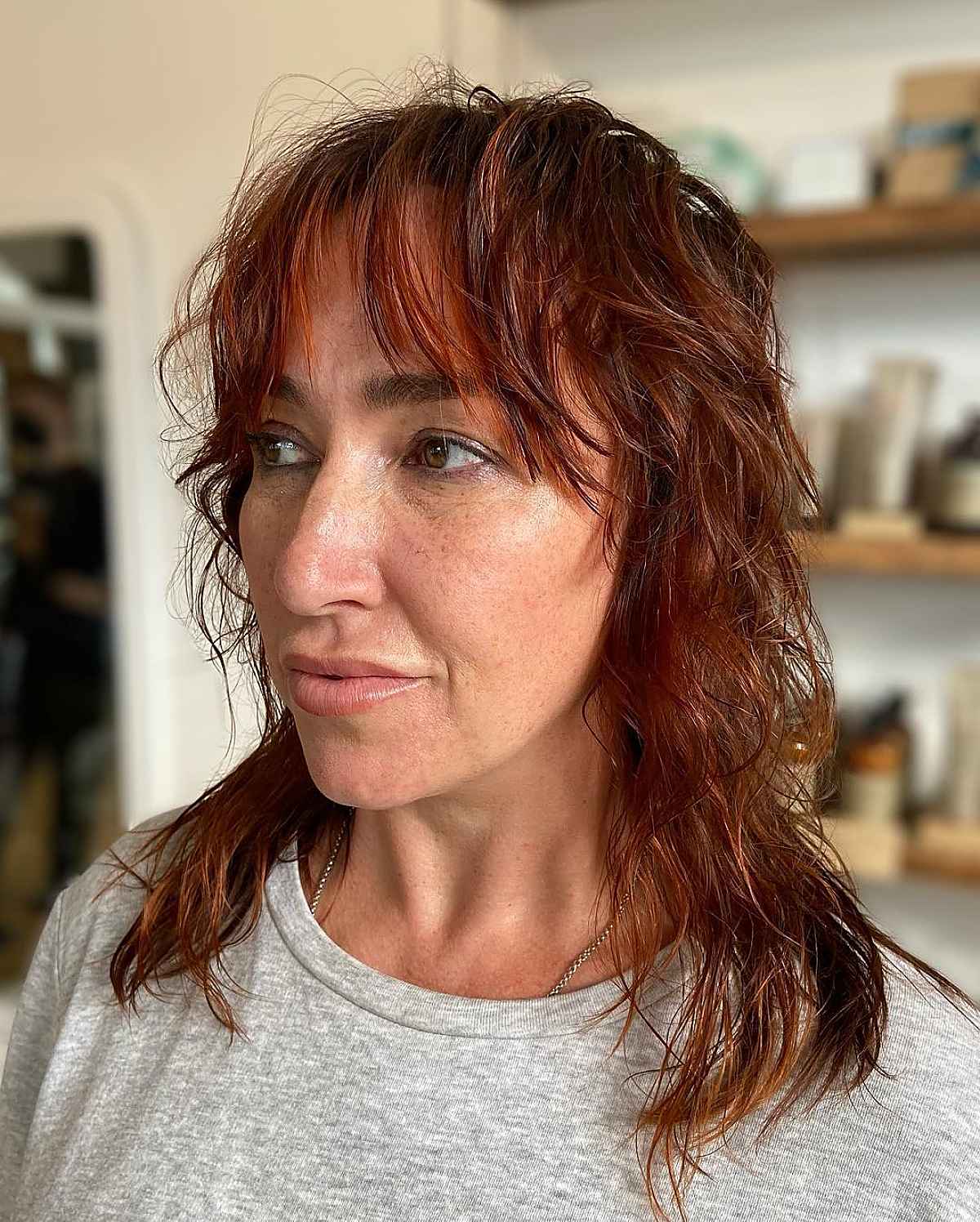Shaggy Hair for Women Over 40