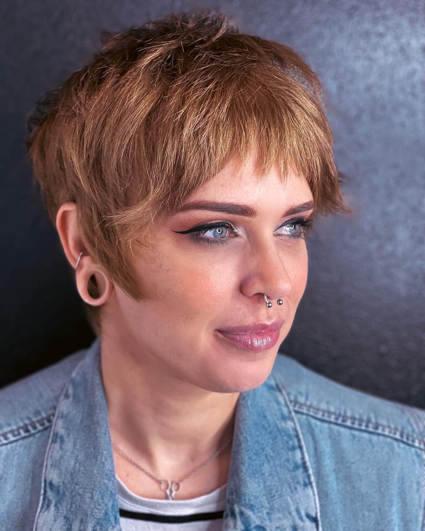 shaggy pixie cut for thick hair