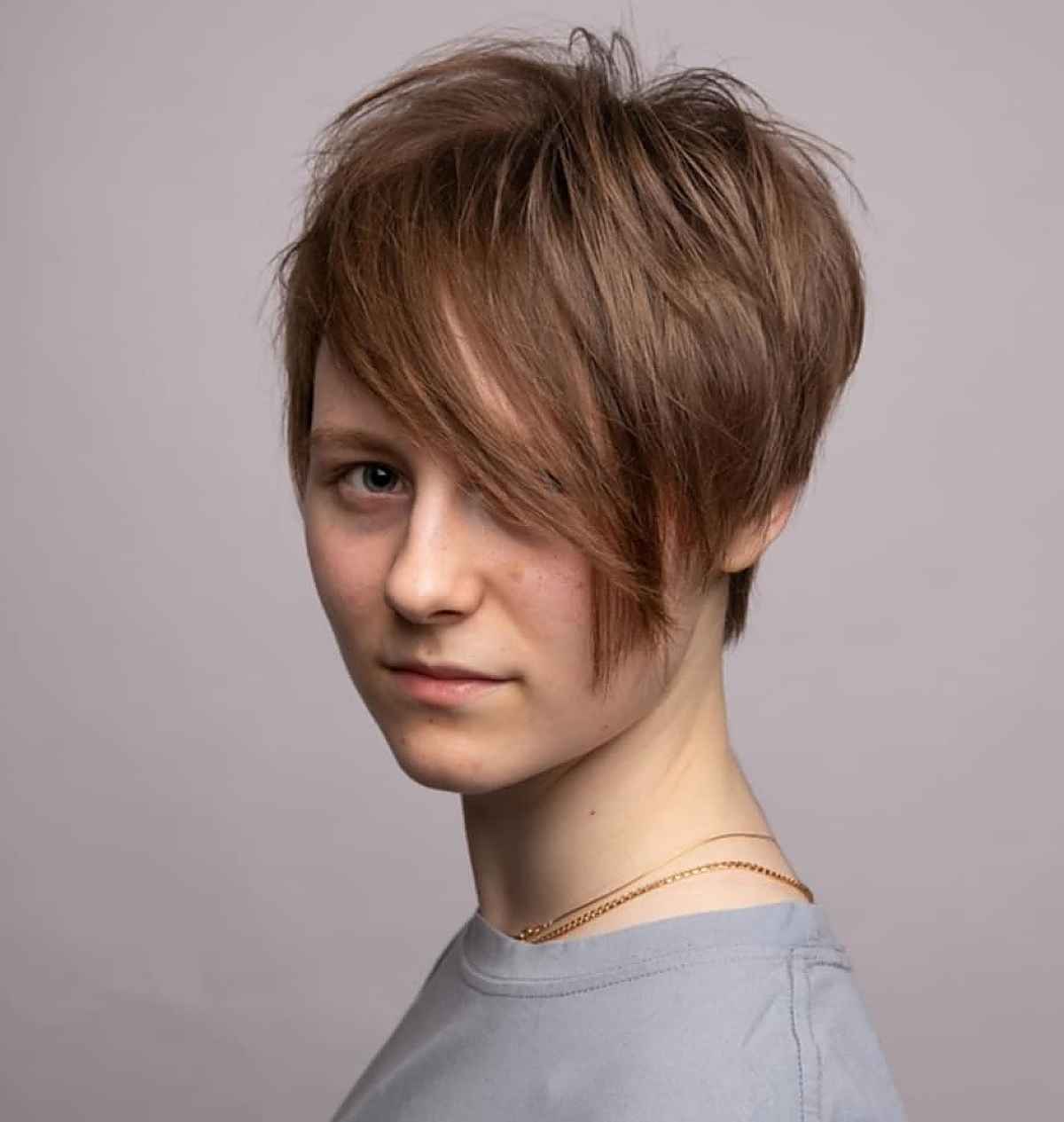 Short and Low-Maintenance Long Pixie