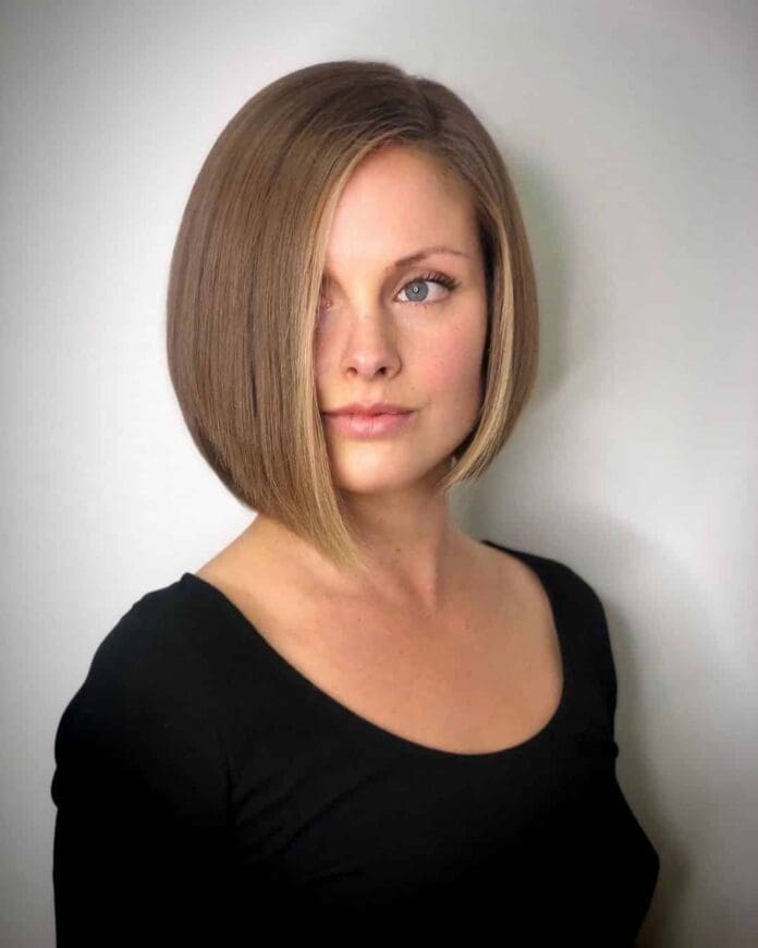 35 Short Asymmetrical Bob Hairstyles For Women 2026