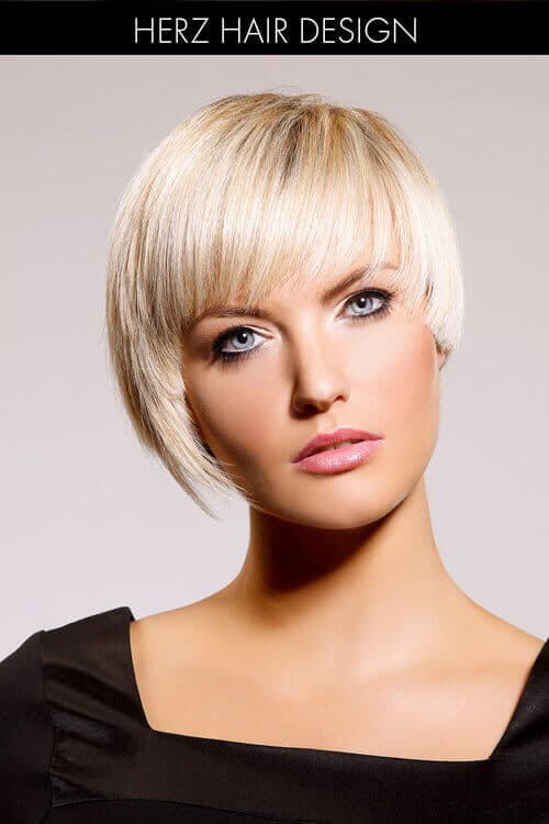 Short Asymmetrical Bob Hairstyle