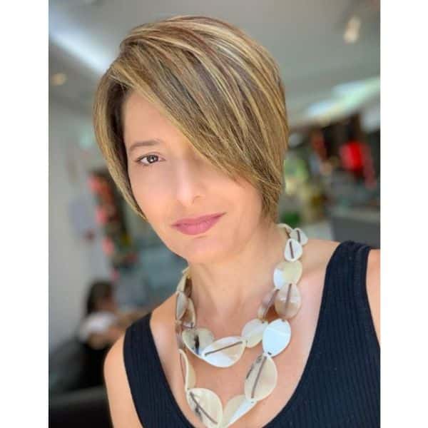  Short Balayage Bob Haircut